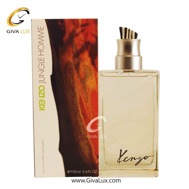  ادو تویلت مردانه کنزو اورجینال مدل Kenzo Jungle Homme | جانگل هوم حجم  100 میل